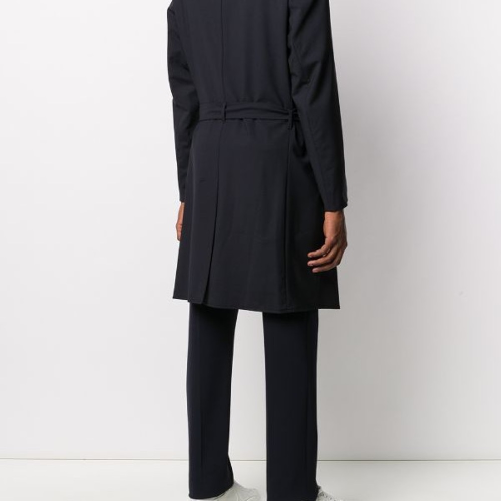 Gerigio Armani black mens trench coat